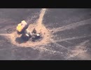 ハイマースによるピンポイント攻撃を受けるロシア軍基地