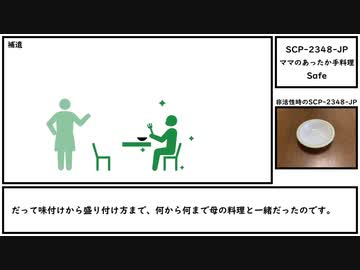 【ゆっくり紹介】SCP-2348-JP【ママのあったか手料理】