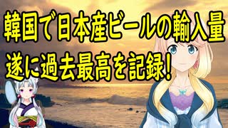 【韓国の反応】韓国で日本産ビールの輸入量が増え続けた結果、不買運動前を上回り過去最高に！【世界の〇〇にゅーす】