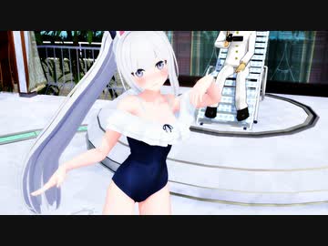 【MMD】月雪ミヤコ「DEEP BLUE TOWNへおいでよ」