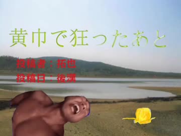 黄巾で狂ったあと　投稿者：拓也