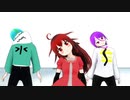 【オリキャラMMD 少年少女大戦】ライアーダンス【GALAXYΩ】