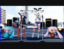 MMD、天津風、島風、アイマイナ、計4人、で、ピノキオピーアポカリプスなうfeat初音ミク・ApocalypseNow