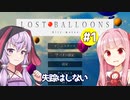 琴葉茜＆結月ゆかりvs鬼畜風船ゲーム【LOST BALLOONS: Airy mates①】