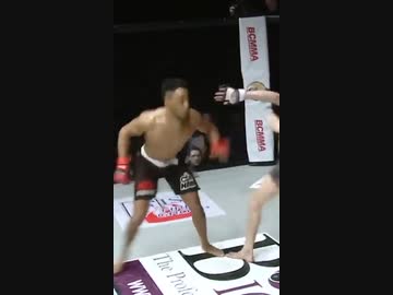 ホモと見る煽った対戦相手にワンパンで倒される格闘家