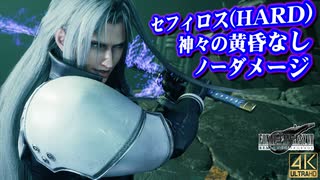 【FF7リメイク HARD】セフィロス ノーダメージ撃破 (神々の黄昏なし、バレット使用)【インターグレード】
