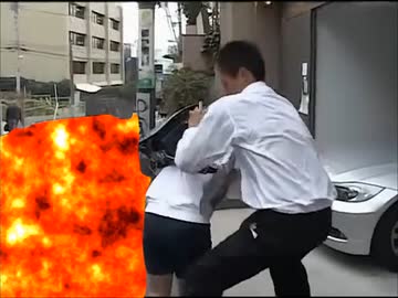 ひでをマグマから救うためシェルターにぶち込むおじさん