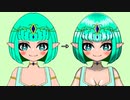 【Live2d】【LIve2D】影とハイライトで生まれかわるエルフの少女のイラストタイムラプス Live2Dのブロを目指して