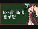 【ボイロ競馬部】BSN賞を予想※馬券は買っていない