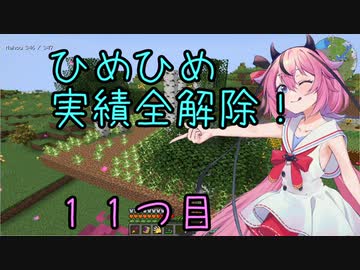 ヒメちゃん実績全解除❗[minecraft編]１１つ目