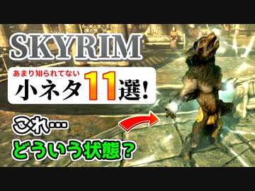 【Skyrim】しょうもなさ過ぎてほとんど知られてない小ネタ集【ボイスロイド解説】