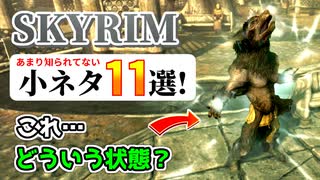 【Skyrim】しょうもなさ過ぎてほとんど知られてない小ネタ集【ボイスロイド解説】