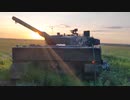 Destroyed German Leopard 2A4 APU in the fields near Rabotino