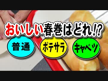 ふつう春巻・ポテサラ春巻・チーズキャベツ春巻お弁当（嫌がる娘に無理やり弁当を持たせてみた息子編）