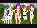 【東方MMD】　皆で海水浴！