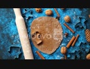Christmas baking concept Gingerbread dough with different cutter shapes1