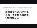 昼食はパックライスと これ　チン代も含めて 100円ちょい　これさえ 作り置きしておけば 月の食費代は半額以下になります