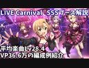 【デレステ】LIVE Carnival SSS編成例紹介(2023年9月) VP36.6万 平均Lv28.4【voiceroid解説】