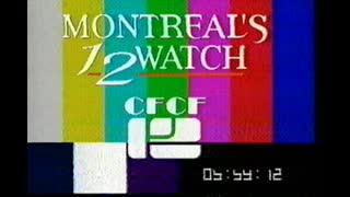 CFCF-TV (CTV) Signon (1999)