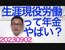 官邸会議「生涯現役で働ける環境整備が急務」希望者のみの対象だが、これ「年金だけじゃもう無理」って言ってませんかね／川口市長「犯罪を犯した外国人は速やかに送還を」法務大臣に要望 20230902