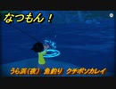 なつもん！　うら浜（夜）　魚釣り　クチボソカレイ　＃８０３　【なつもん！20世紀の夏休み】