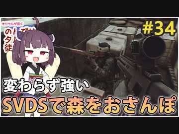 【EFT】徒然なるままにSVDSで森をおさんぽしていく #34【東北きりたん実況】