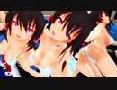 【東方MMD】霊夢が水着で［あの夏のいつかは］～徐々に形を変えていく水着～_1080p60fps