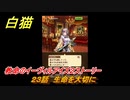 白猫　救命のイーヴィルアイズ２ストーリー　２３話　生命を大切に　ガチャキャラ　フーシャ（剣）ハルジオン（魔）リンド（変）　＃３９　【白猫プロジェクト】