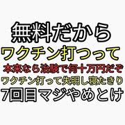 無料でお得だからワクチン打つという人へ。よく考えると普通は治験で何十万円と貰える案件です。お得どころか後遺症で失明し寝たきりになって大損です。新ワクチンはまじでやめておけ。