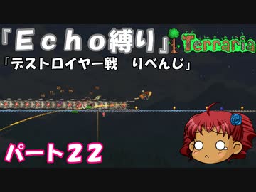 [Terraria]　『Ｅｃｈｏ縛り』パート２２　[ゆっくり実況]