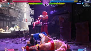 ストリートファイター６　396　ザンギエフ　プラチナ5編　ｖｓルーク　2023　0807