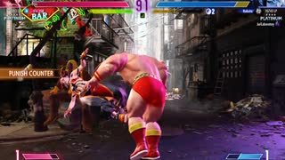 ストリートファイター６　397　ザンギエフ　プラチナ5編　ｖｓジュリ　2023　0807