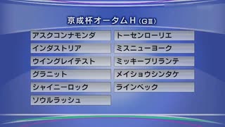 最終追い切り京成杯オータムH2023 GⅢ