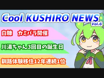 Cool　KUSHIRO　NEWS　Vo.6【VOICEVOX解説・VOICEROID解説】
