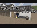 週刊東方ランキング　23年9月第1週