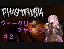 【Phasmophobia】ウィークリーチャレンジでゴーストを特定したい茜ちゃん #2