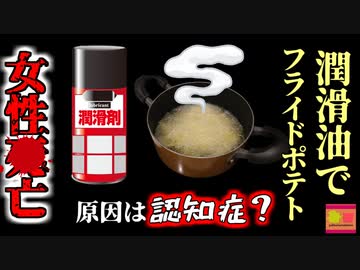 【2020年】女性が使っていたのは"潤滑油"！？ポテトを揚げようとして亡くなった彼女の不思議な行動の原因とは【ゆっくり解説】