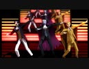 【吸死MMD】旧知３人で『女々しくて』
