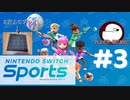 マジで一歩も動かない【Nitendo Switch Sports：ゲーム実況】3日目