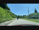猪苗代、奥会津、米沢車載39　飯豊連峰の展望台から喜多方方面へ戻る　国道459号線3　マツダ２ 2023　0617　
