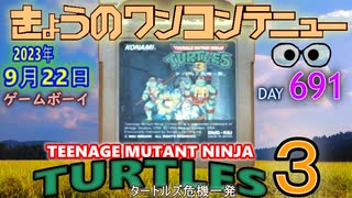 きょうのワンコンテニュー『ティーンエイジ・ミュータント・ニンジャ・タートルズ3』