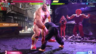 ストリートファイター６　421　ザンギエフ　プラチナ5編　ｖｓケン　2023　0811