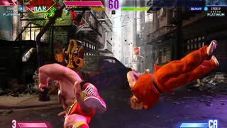 ストリートファイター６　422　ザンギエフ　プラチナ5編　ｖｓケン　2023　0812