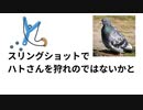 スリングショットで鳩さん狩れたかも