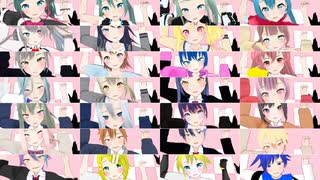 【プロセカMMD】28人に壁ドンしてみた【自作VRoid】