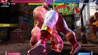 ストリートファイター６　435　ザンギエフ　プラチナ5編　ｖｓケン　2023　0813