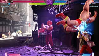 ストリートファイター６　439　ザンギエフ　プラチナ5編　ｖｓケン　2023　0813