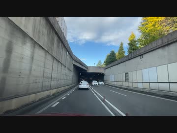 宮城県仙台市　日本の道百選　仙台西道路の様子　2022　1029