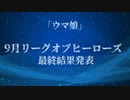 「ウマ娘」2023　9月LOH 最終結果報告