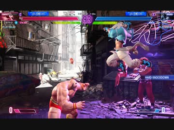 ストリートファイター６　442　ザンギエフ　プラチナ5編　ｖｓラシード　2023　0813